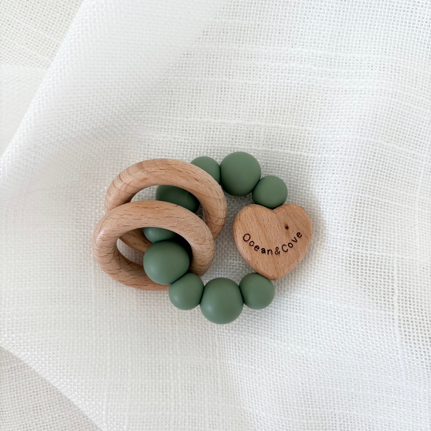 Baby Silicone Heart Teethers