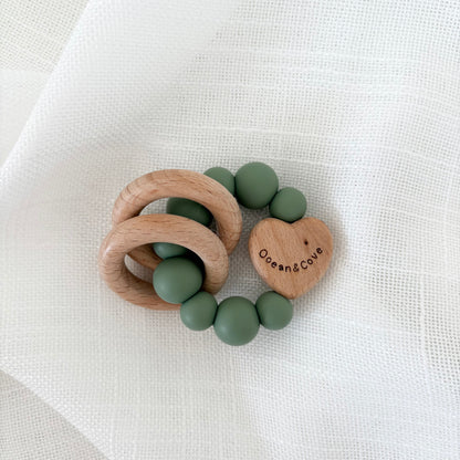 Baby Silicone Heart Teethers