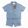 Sample Sale - Light Blue Soft Denim 2-Piece Set 2-3 years