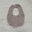 Organic cotton baby dribble bibs pack with muslin fabric