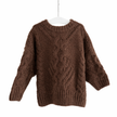 Brown Chunky Knit Jumper