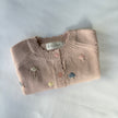 Baby Pink Embroidered Cardigan