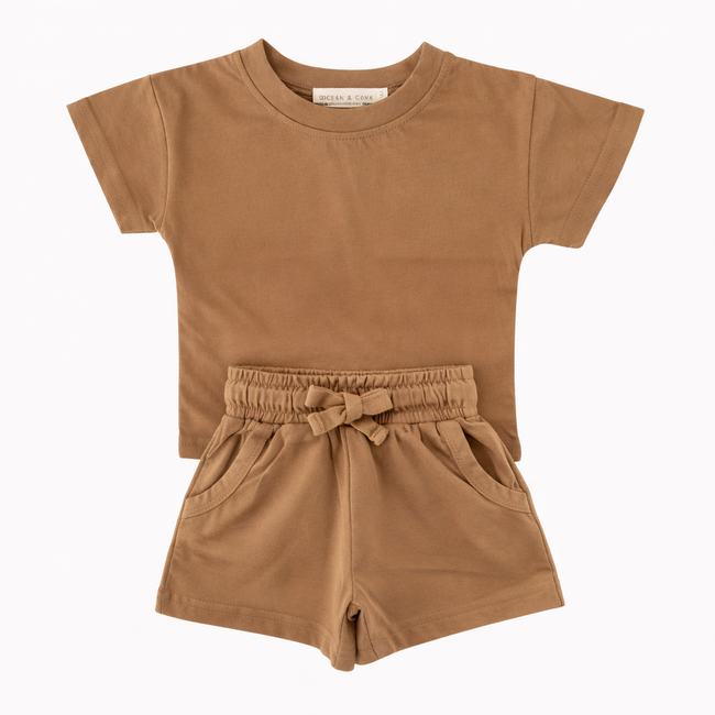 Organic Cotton Top and Shorts Set