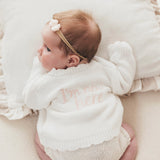 Announcement Cardigan - Ballet Pink