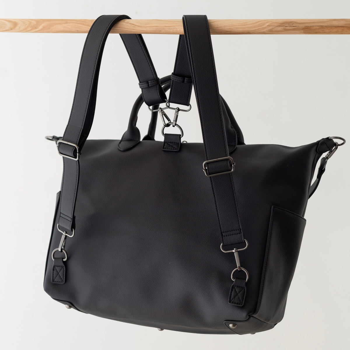 Pebbled Vegan Leather Baby Nappy Changing Bag