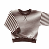 Brown Mini Stripe Sweatshirt