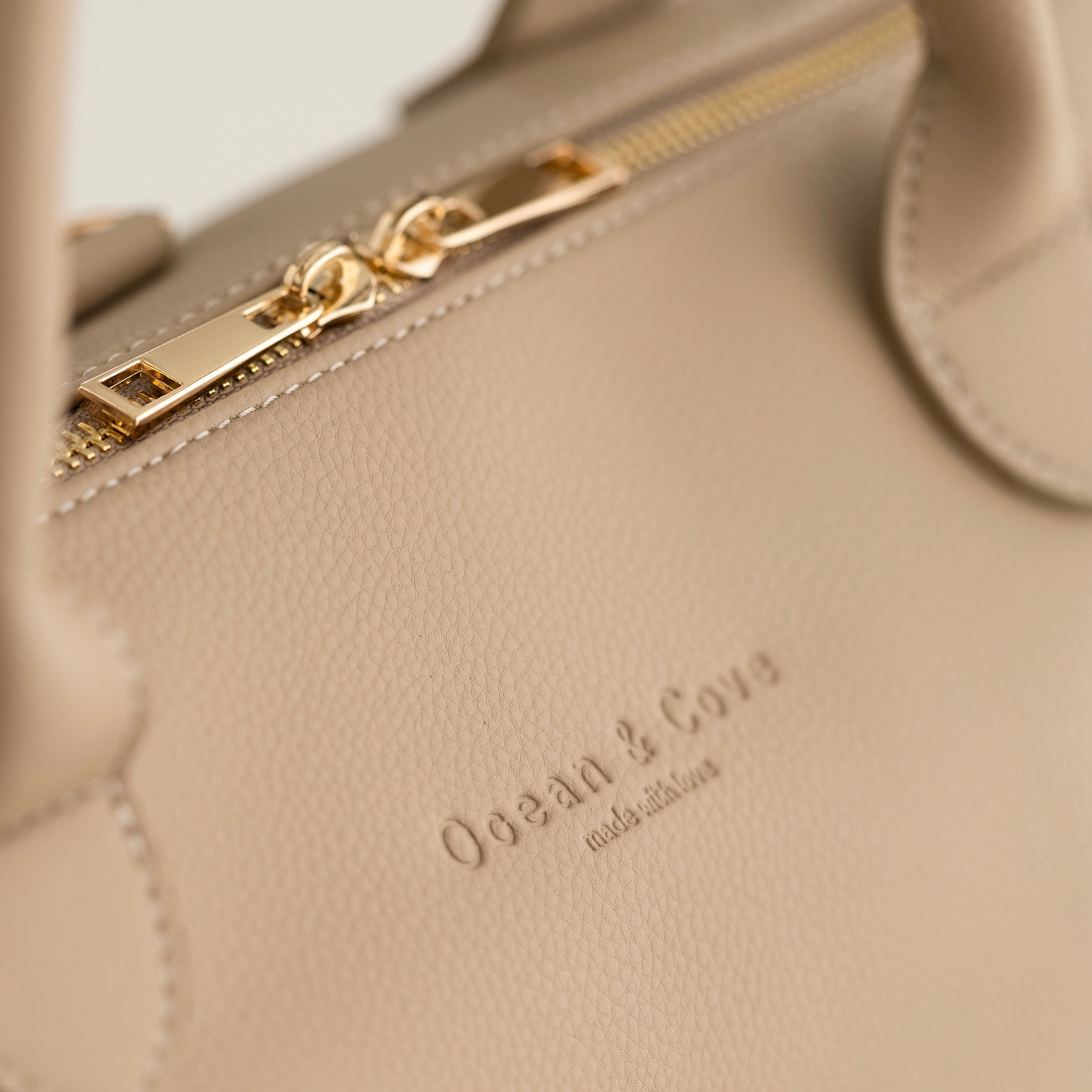 Vegan Leather Pebbled Changing Bag