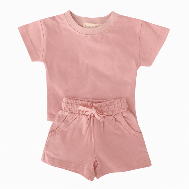 Organic Cotton Top and Shorts Set