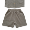 Linen Style Shirt and Short Set