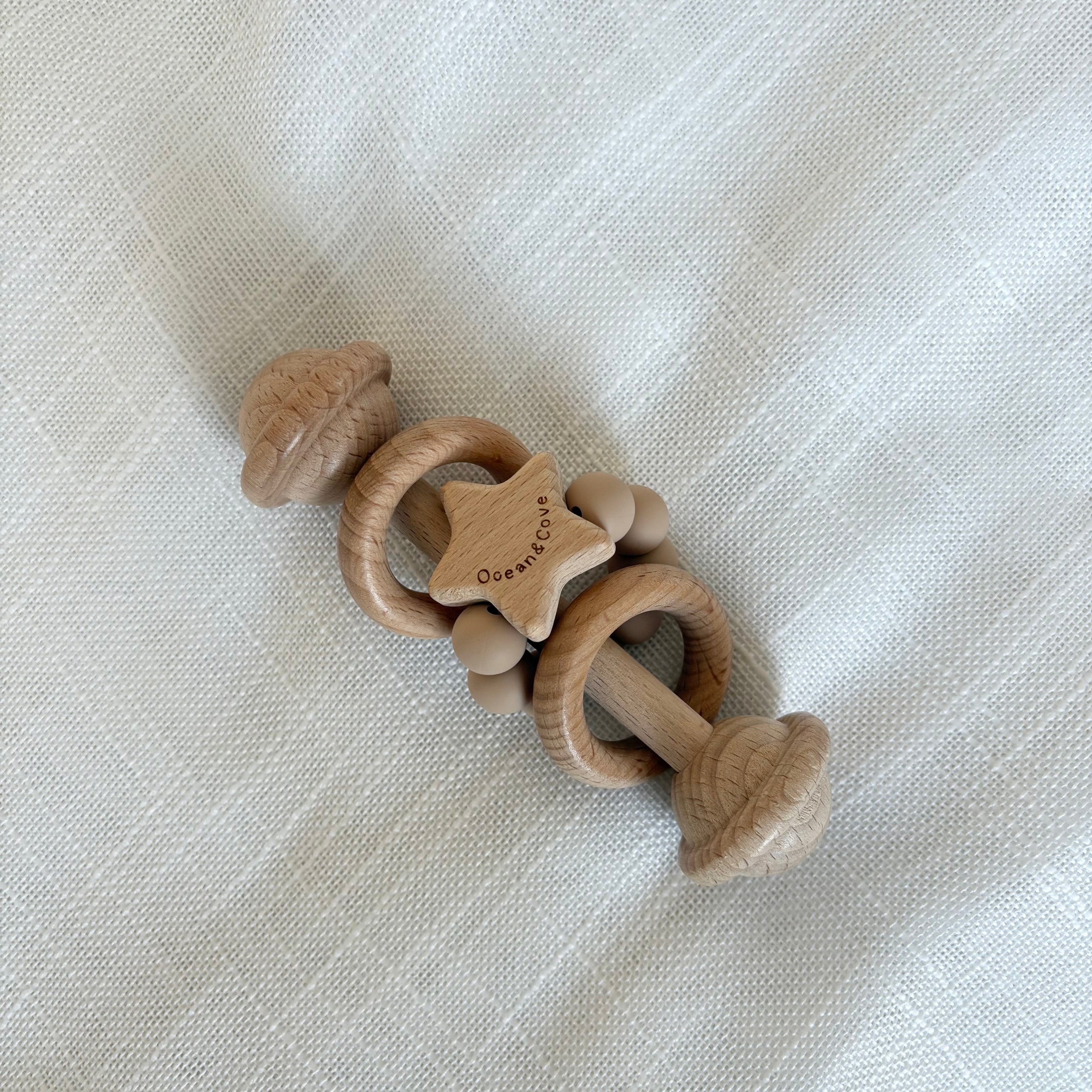 Baby Silicone Star Rattle Teether