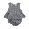 Gingham Peplum Co-ord