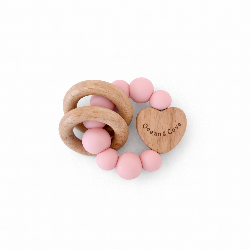 Baby Silicone Heart Teethers