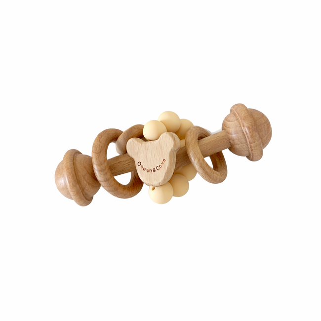 Baby Silicone Teddy Rattle Teether