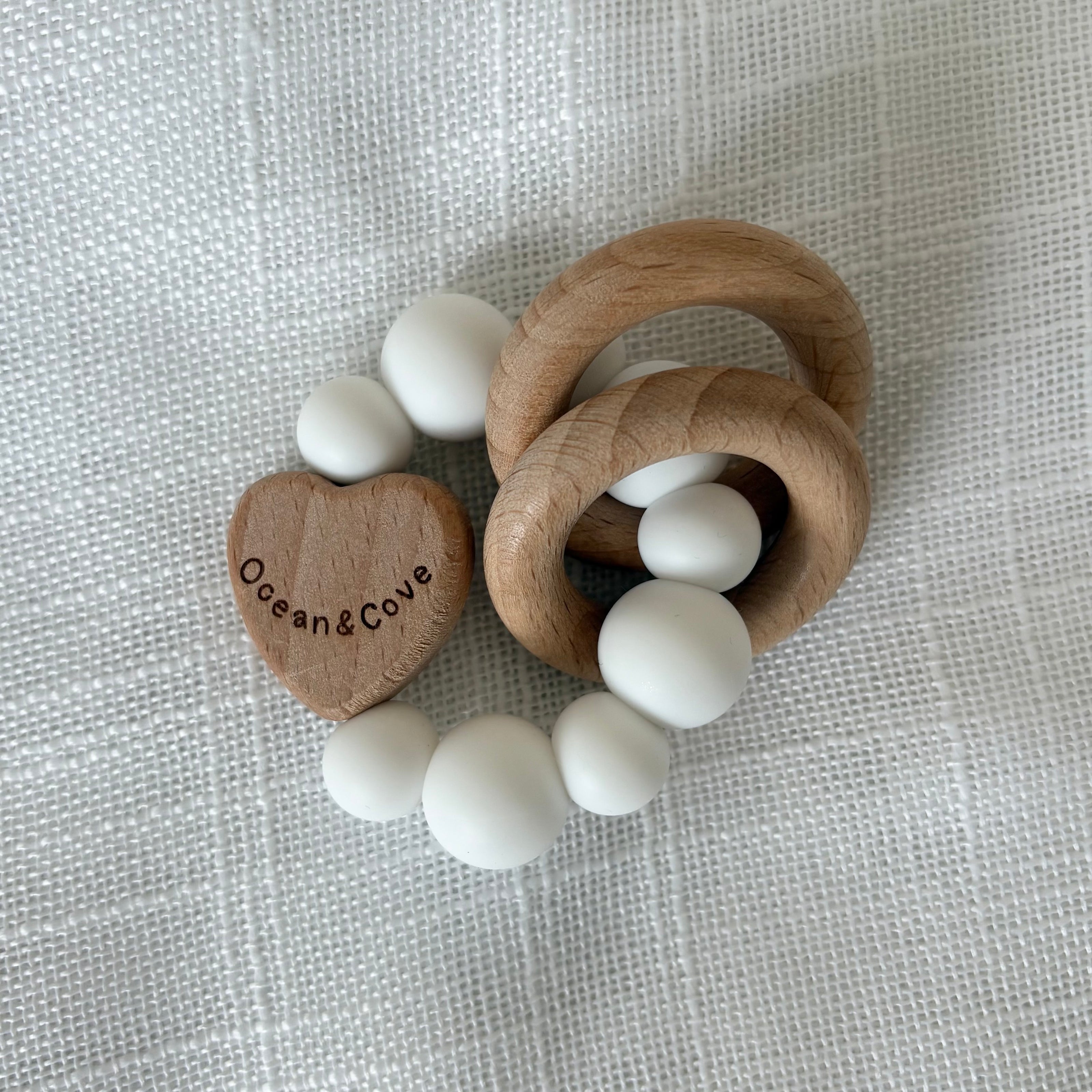 Baby Silicone Heart Teethers