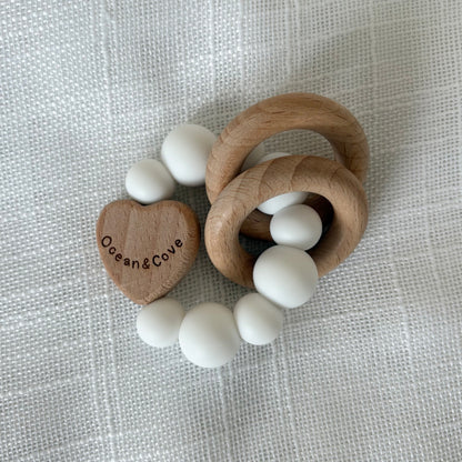 Baby Silicone Heart Teethers