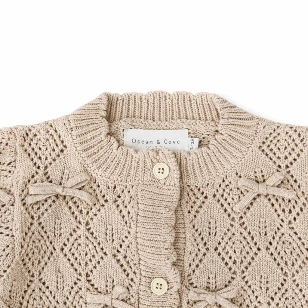 Bow Cardigan