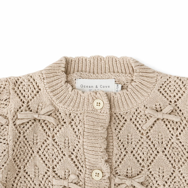 Bow Cardigan