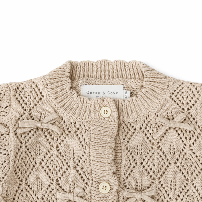 Bow Cardigan