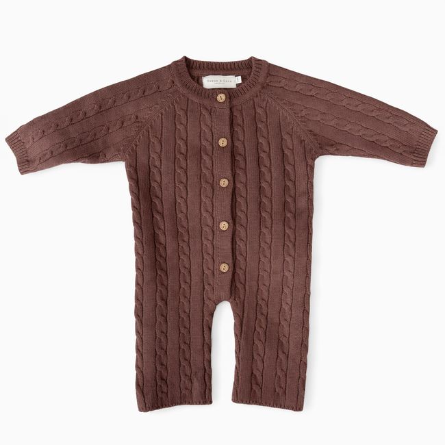 Cable Knitted Romper