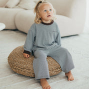 The Everyday Stripe Set - Cocoa