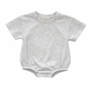 Sample Sale - Organic Cotton Bubble Romper Grey 0-3 months