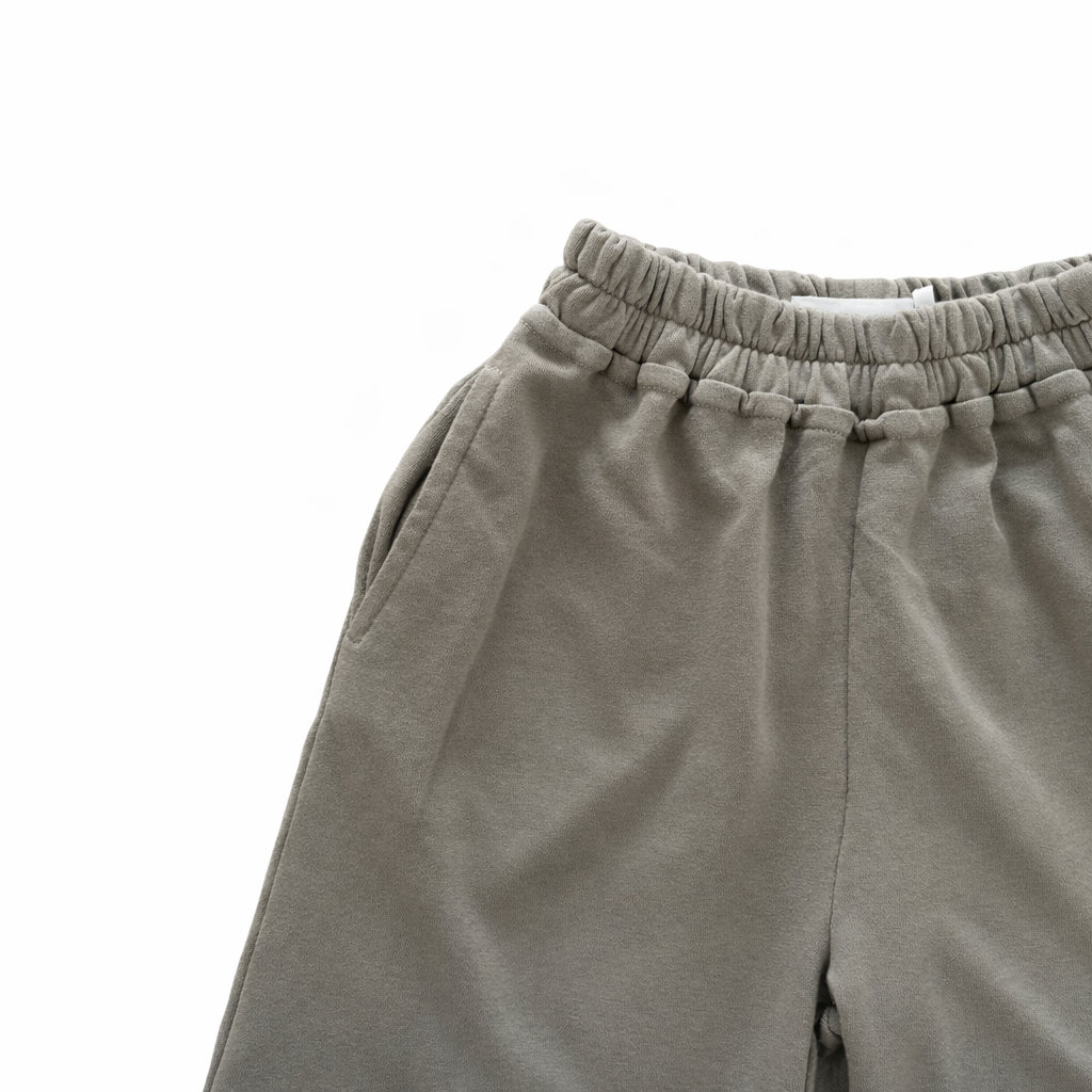 Raw Hem Longline Sweat Shorts