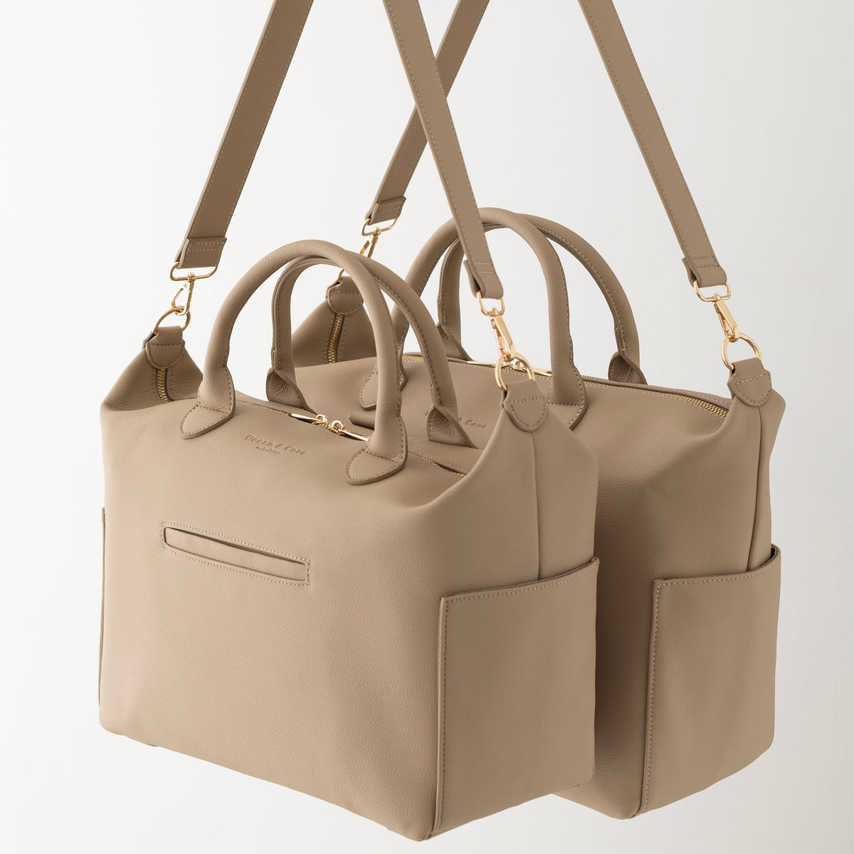 Pebbled Vegan Leather Baby Nappy Changing Bag