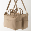 Pebbled Vegan Leather Baby Nappy Changing Bag