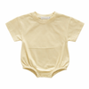 Sample Sale - Organic Cotton Bubble Romper Baby Yellow 0-3 months