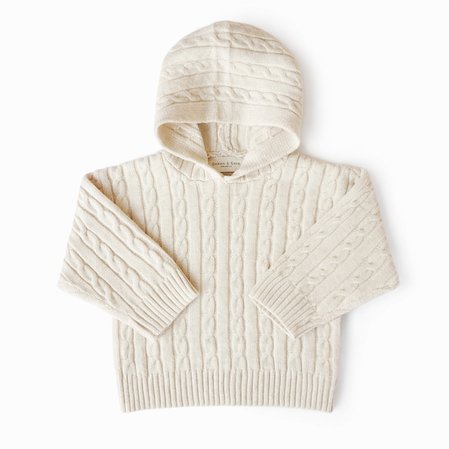 Super Soft Cable Knit Hoodie