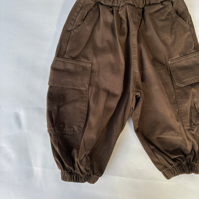 Brown Cargo Trousers