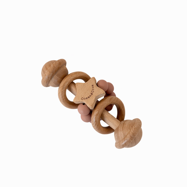 Baby Silicone Star Rattle Teether