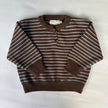 Brown & Blue Stripe Super Soft Jumper