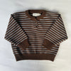 Brown & Blue Stripe Super Soft Jumper