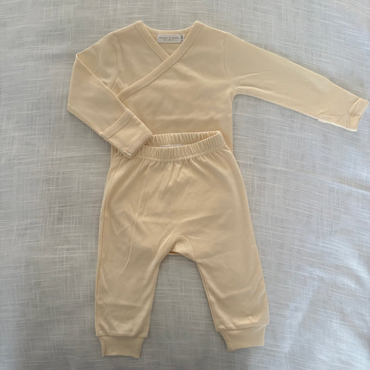 Baby Yellow Long Sleeve Vest and Legging Set 6-12 Months