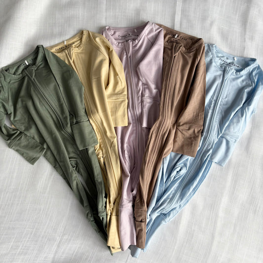 Super Soft Zip Sleepsuits