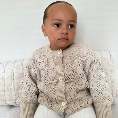 Bow Cardigan