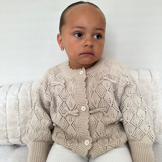 Bow Cardigan