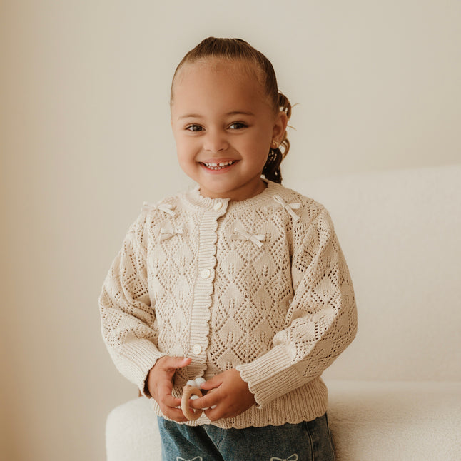 Bow Cardigan