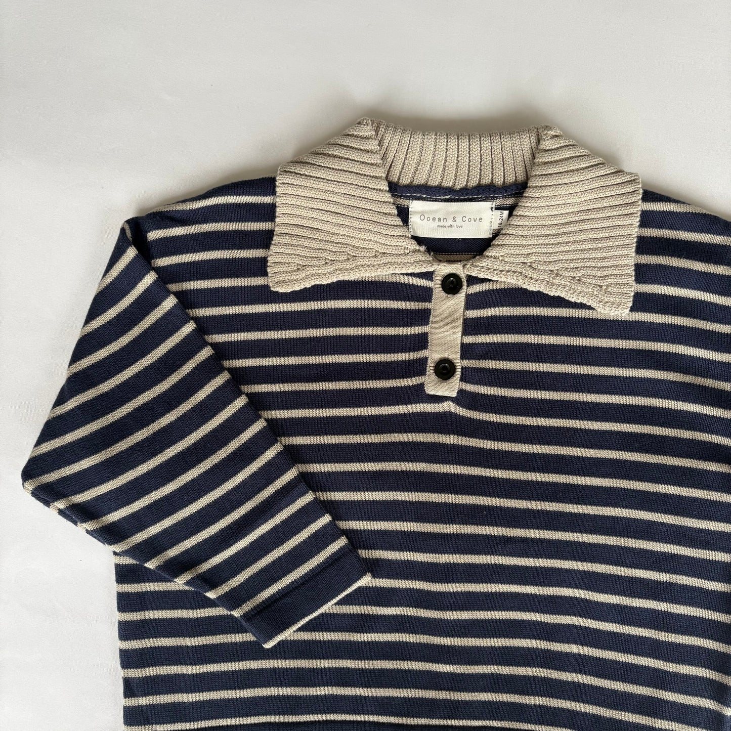 Striped Polo Collar Top 18-24 months