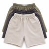 Raw Hem Longline Sweat Shorts (3 pack)