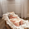 Organic Cotton Muslin Frilled Set Cream