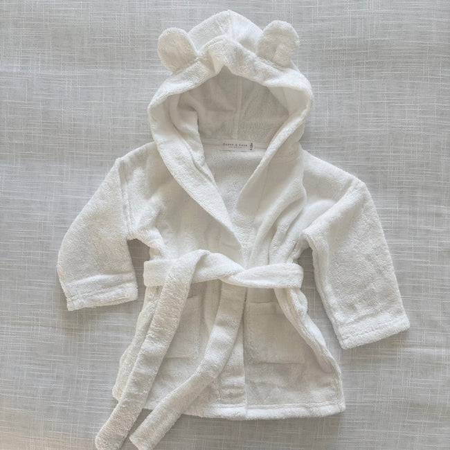 Organic Cotton Teddy Towelling Robe