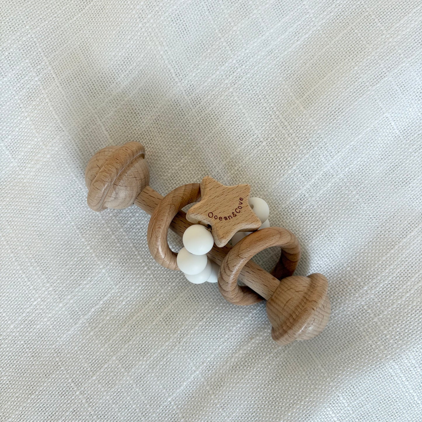 Baby Silicone Star Rattle Teether