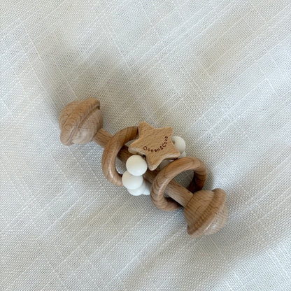 Baby Silicone Star Rattle Teether