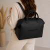 Smooth Vegan Leather Midi Baby Nappy Changing Bag