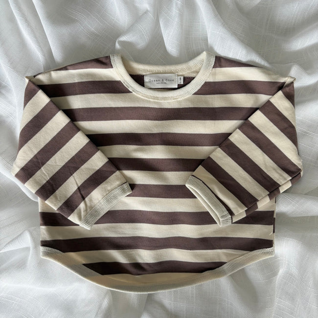 Striped Lightweight Sweatshirt