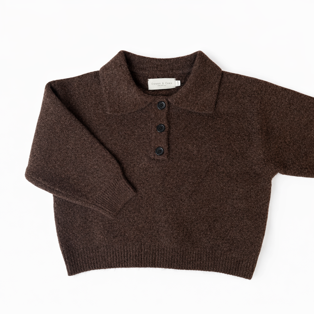 Sample Sale - Collared Knitted Jumper (12-18 months)