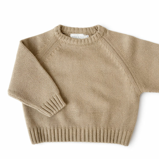 Crewneck Chunky Knitted Jumper