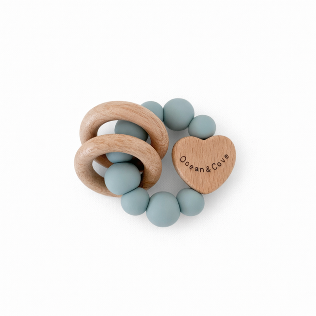 Baby Silicone Heart Teethers